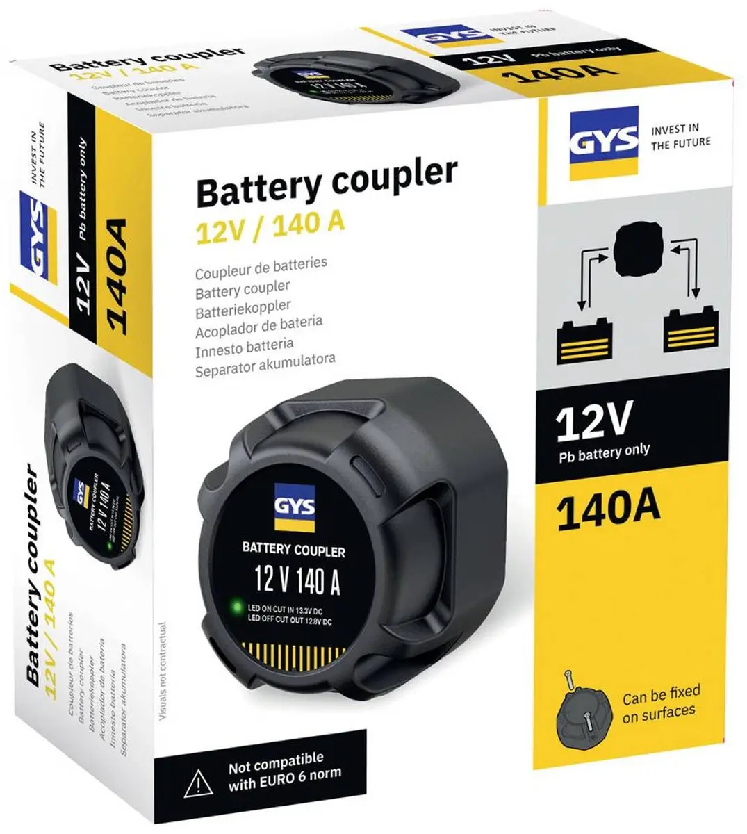 Gys 12V/140A Accukoppeling 082564