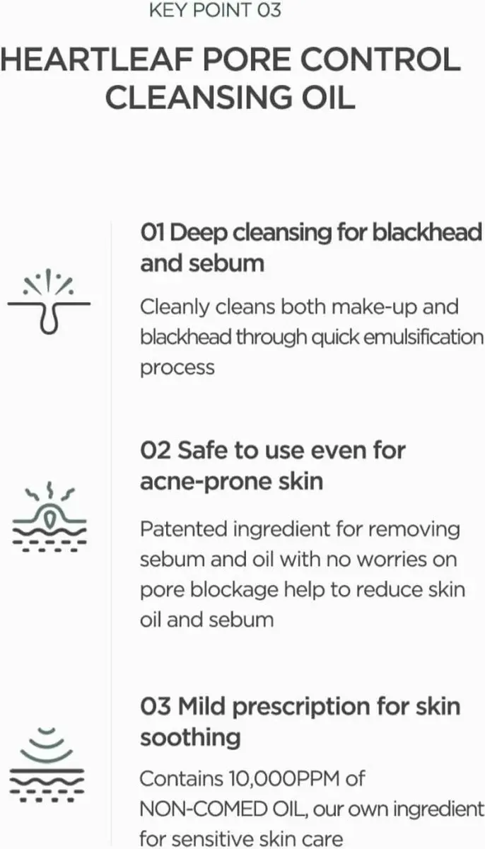 Anua Heartleaf Pore Control Cleansing Oil 200ml