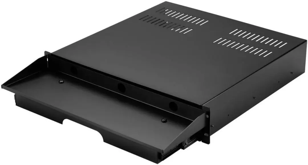 Renkforce RF-7112620 Schuiflade 19" 2HE - Zwart