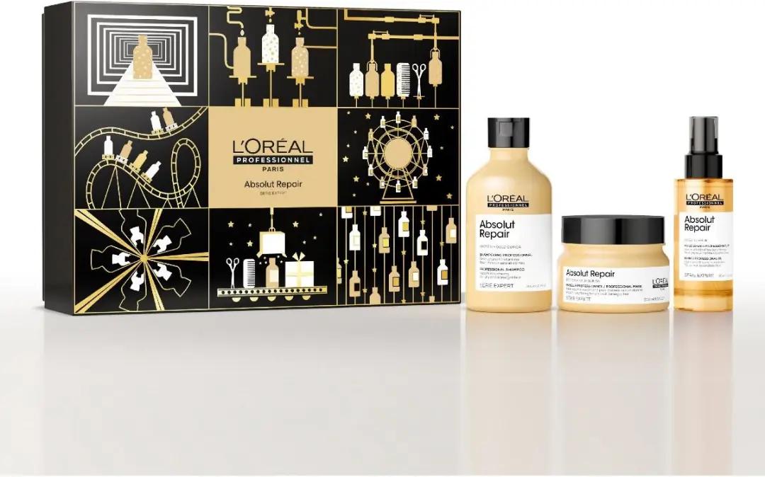L'Oréal Professionnel Absolut Repair EOY Trio Geschenkset - Beschadigd haar