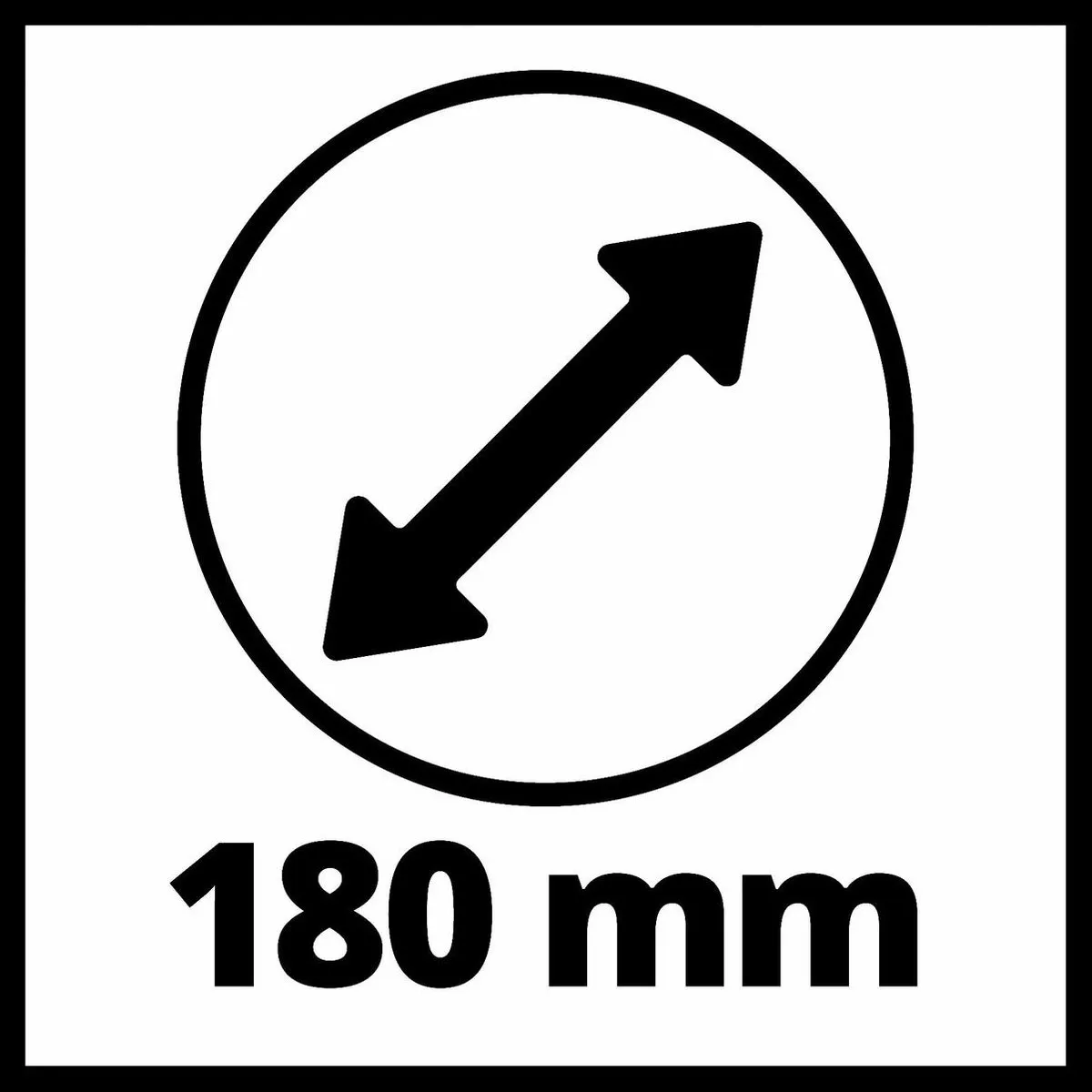 Einhell CE-CP 18/180 Li E BL Accu Polijst-/Schuurmachine - 18V - Ø180mm - afbeelding 6 van 6