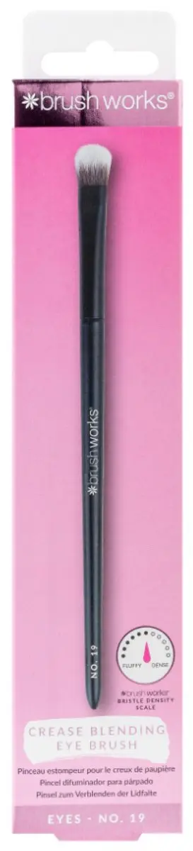 Brushworks Holle Ooglidpenseel N°19 - Zwart