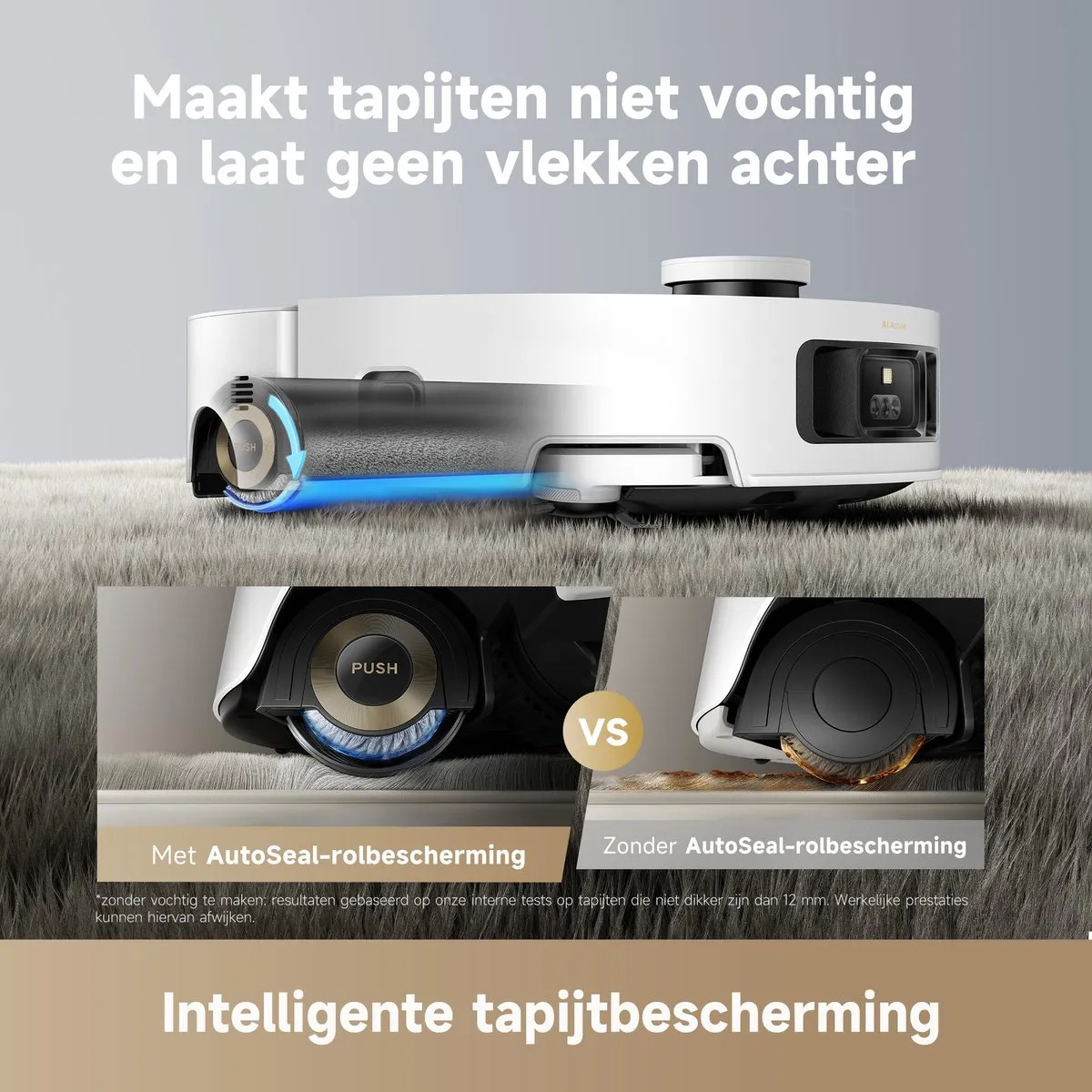 Dreame Aqua10 Roller Robotstofzuiger RLH31CE - 30.000 Pa - Wit