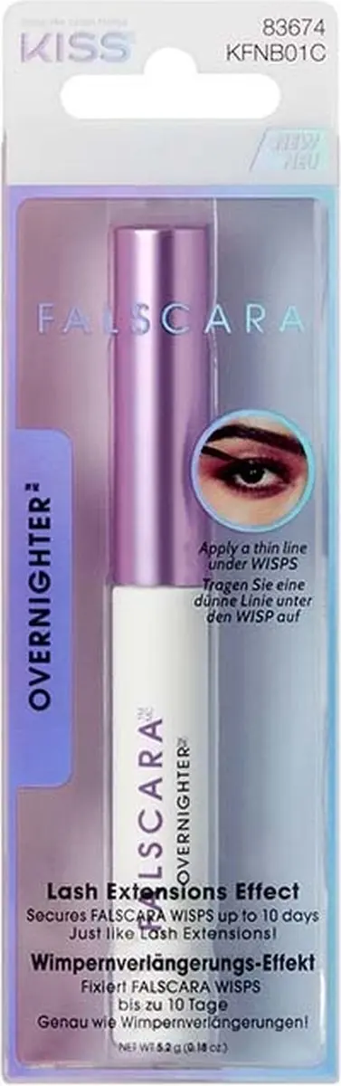 Kiss Wimpers Falscara Overnighter Nep Wimpers