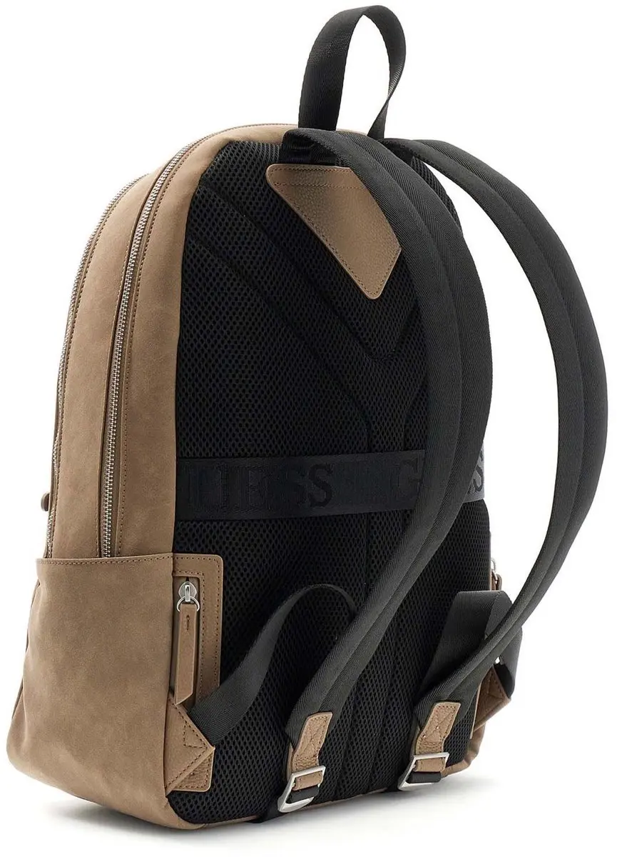 GUESS Torino Backpack HMTONKP6111 DTB - 15 inch - 12 Vakken - Desert Beige