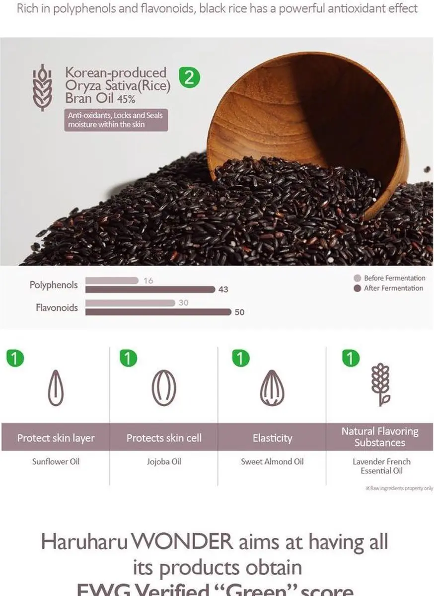 Haruharu Wonder Black Rice Gezichtsolie 30ml