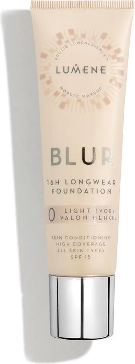 Lumene Blur 16h Longwear Foundation SPF15 0 Light Ivory