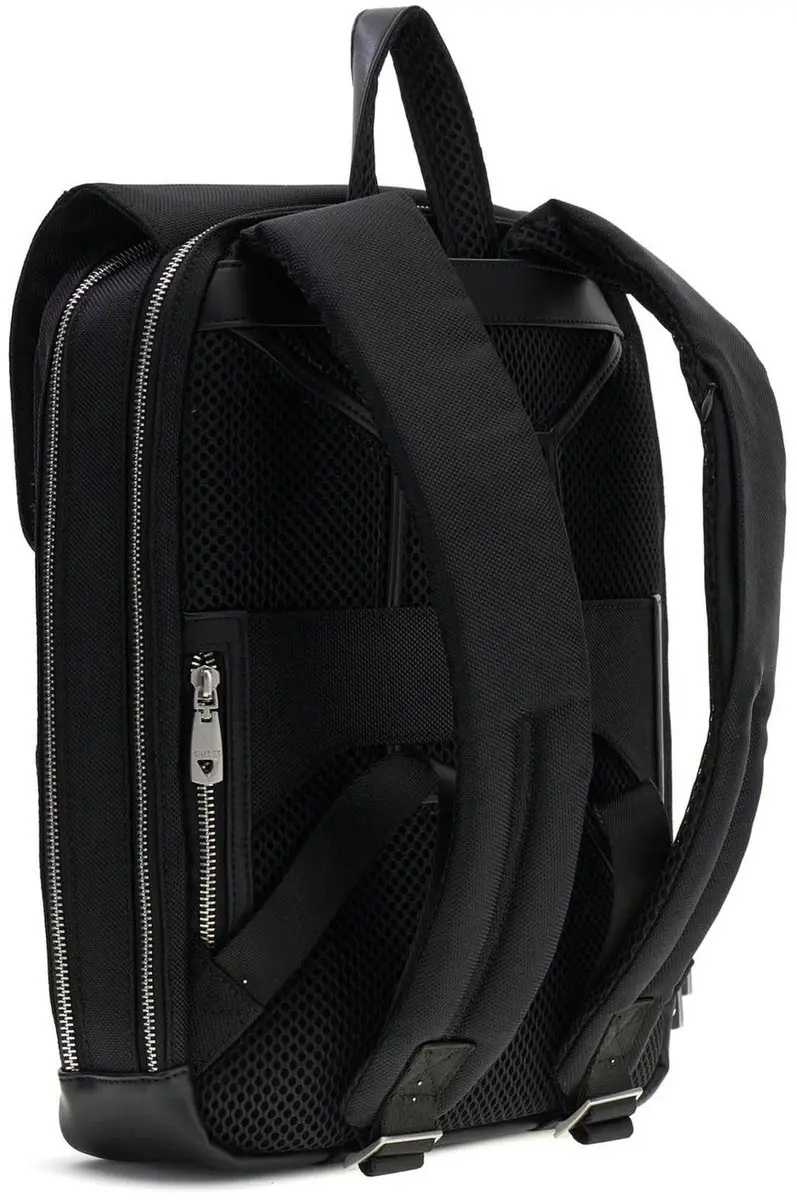 Guess Berna Backpack HMBEHNP6311 - 15 inch - 7 vakken - Zwart