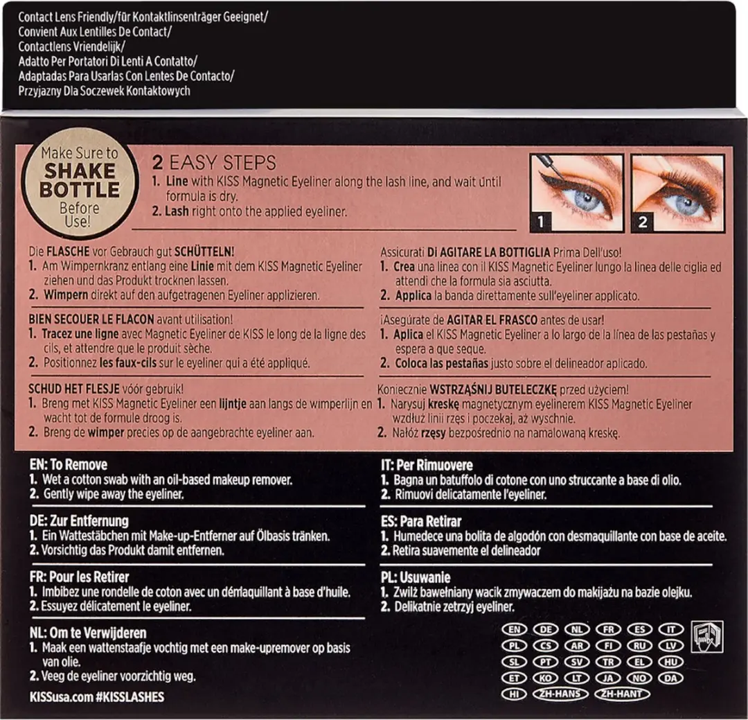 Kiss Wimpers Magnetic Lashes Nep Wimpers - Charm
