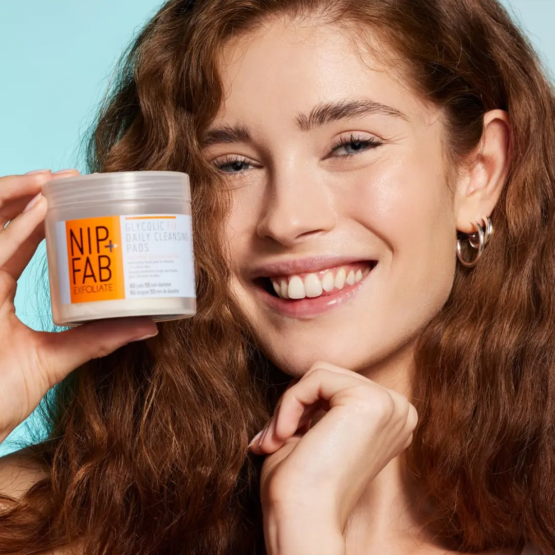 NIP+FAB Glycolic Fix Wattenschijfjes - 60 Stuks - Wit