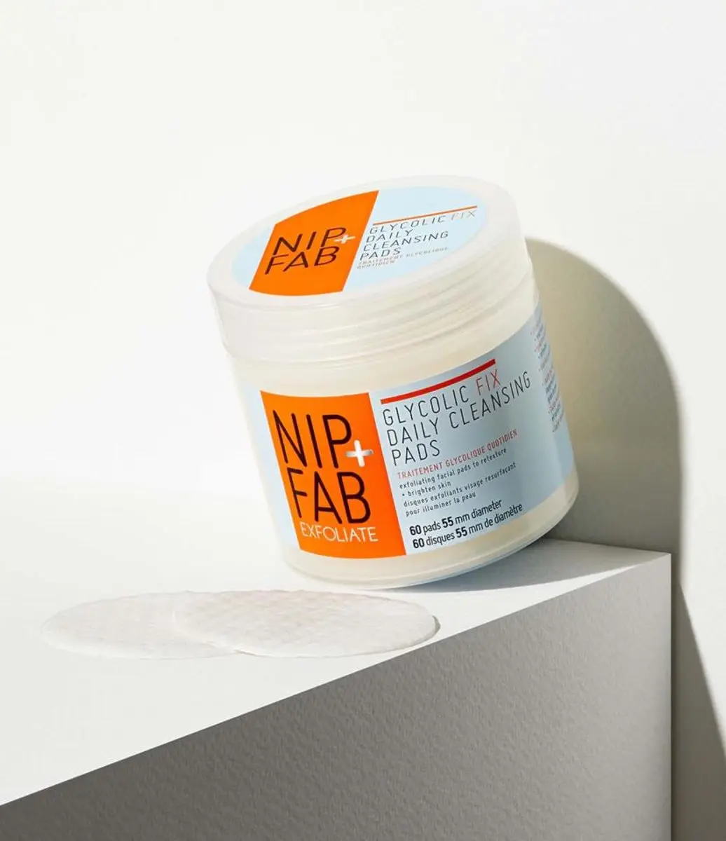 NIP+FAB Glycolic Fix Wattenschijfjes - 60 Stuks - Wit
