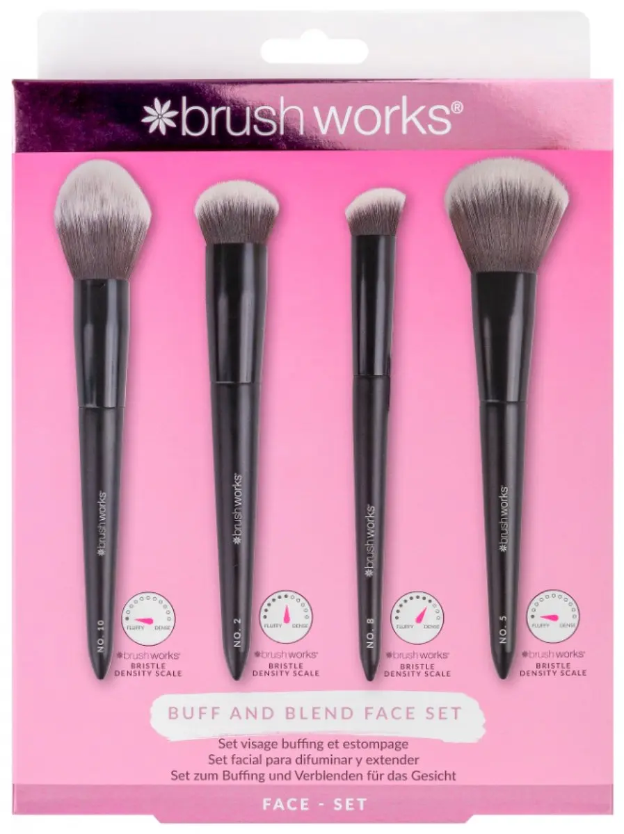 Brushworks Polijst- en Schaduwpenseelset - Zwart