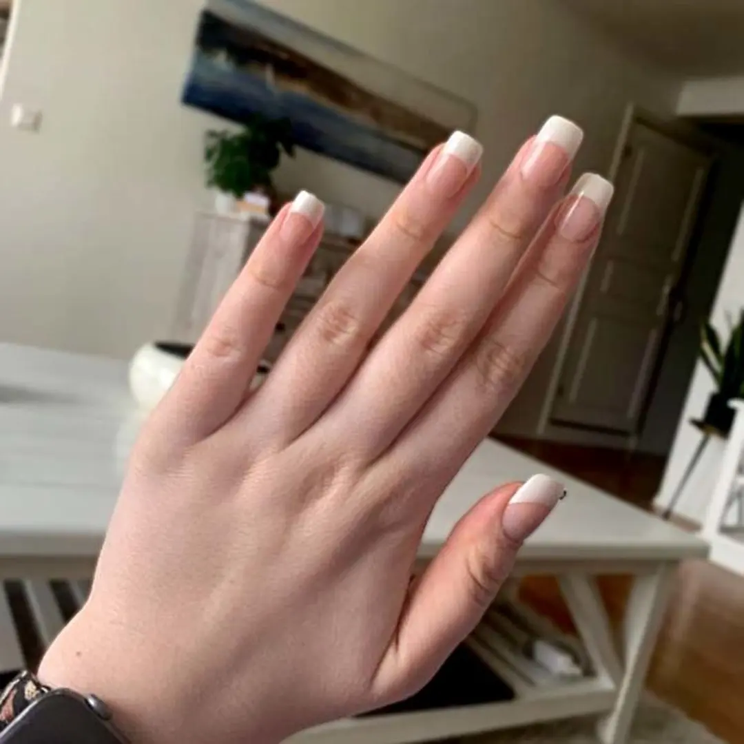 Kiss Everlasting French Manicure Set Wedding Gown - 28 Stuks