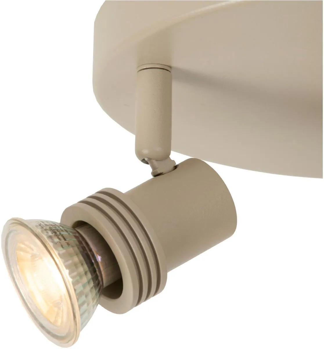 Lucide KIANTI Plafondspot Ø15cm - 2xGU10 Taupe