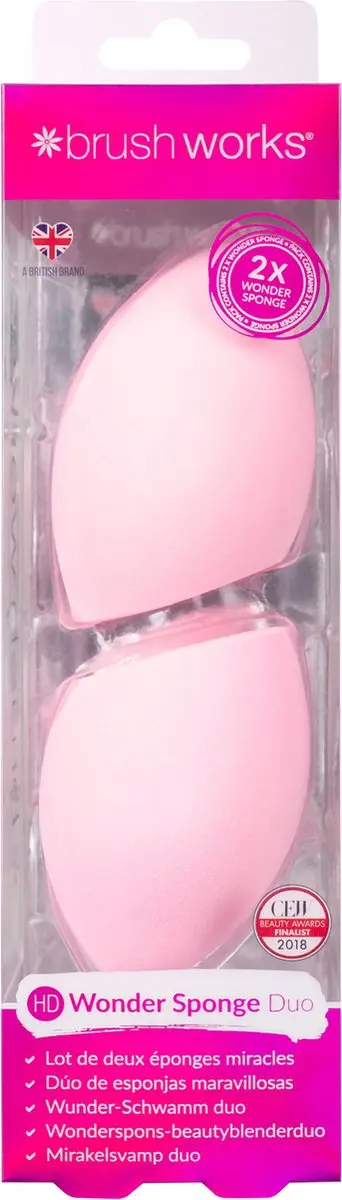Brushworks HD Wonder Complexion Sponge - 2 Stuks