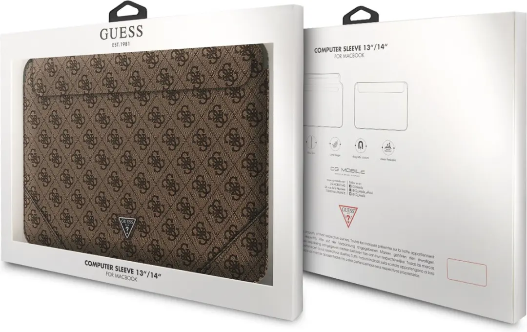 Guess 4G Triangle Laptoptas GUCS14P4TW - 14 inch - Bruin