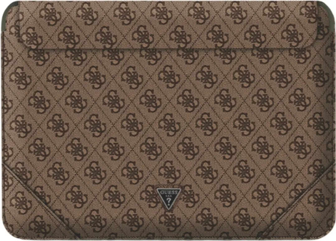 Guess 4G Triangle Laptoptas GUCS14P4TW - 14 inch - Bruin - afbeelding 6 van 6