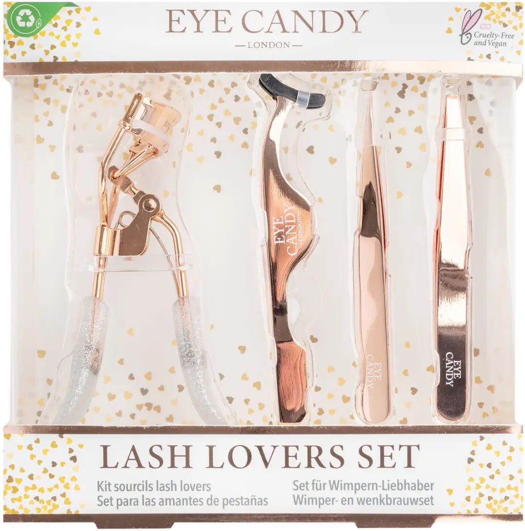 Brushworks Eye Candy Lash Lovers Set - 4 Stuks - Rosé Goud