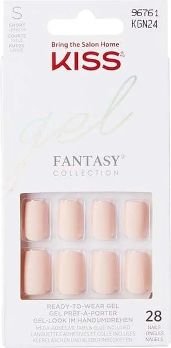 Kiss Gel Fantasy Nails The Little Things - Nepnagels 28 Stuks