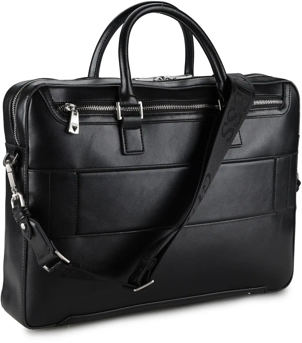 Guess Torino Laptopkoffer 42cm - 17 inch - Zwart