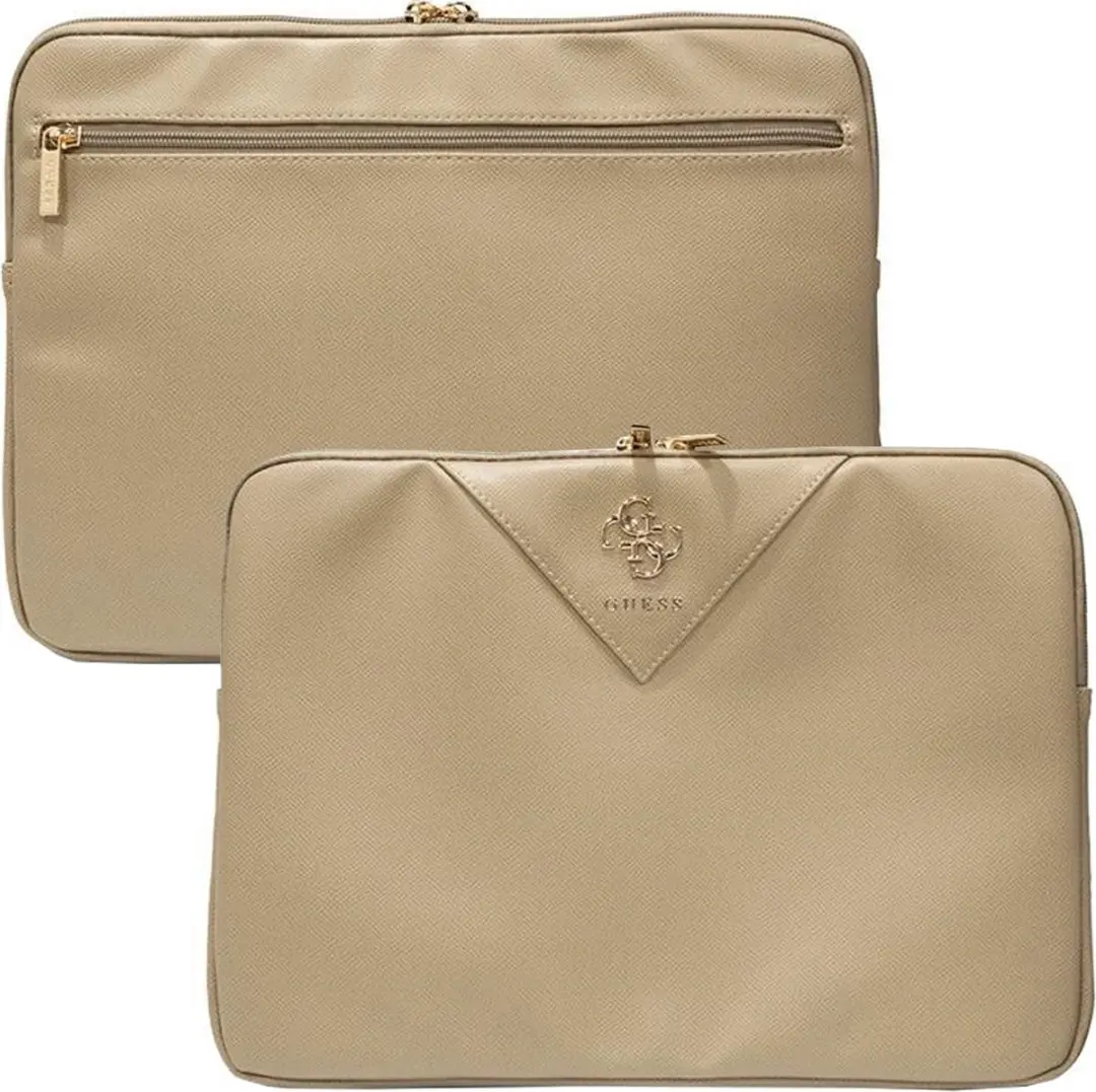 Guess Triangle 4G GUCS14ZPGSTEGD Laptoptas - 14" - Goud