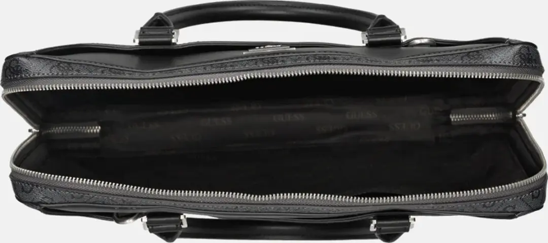 Guess Aktetas Dames Certosa - 15 inch - Zwart - afbeelding 6 van 6
