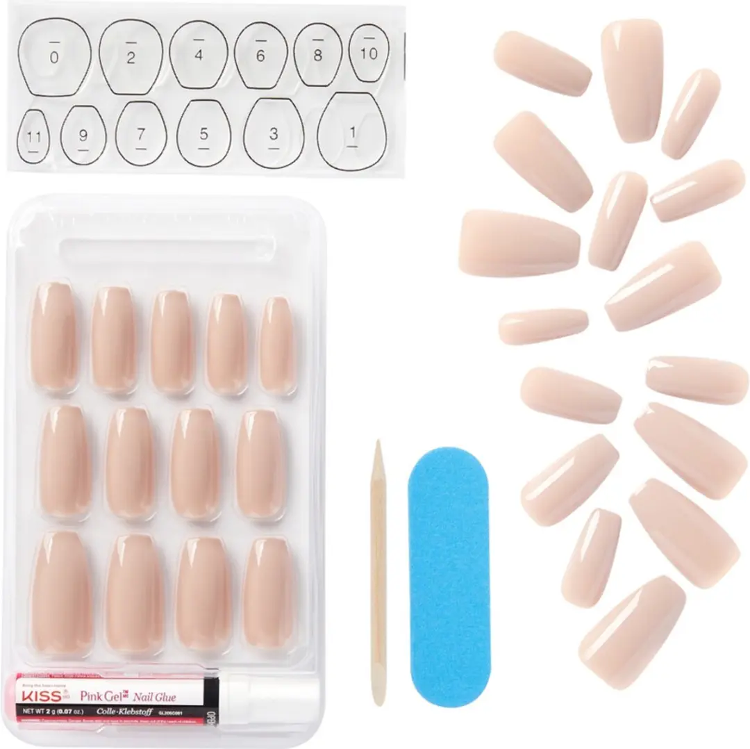 Kiss Gel Fantasy Nails Ab Fab Nepnagels - 28 Stuks