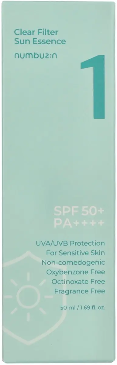 Numbuzin No.1 Clear Filter Sun Essence SPF50+ PA++++ - 50ml