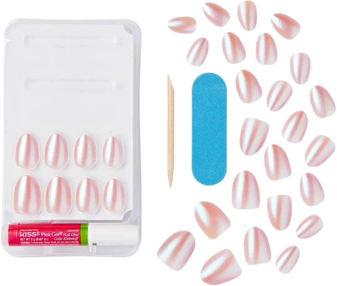 Kiss Bare But Better Kiss S Kunstnagels Roze Nude - 30 Stuks