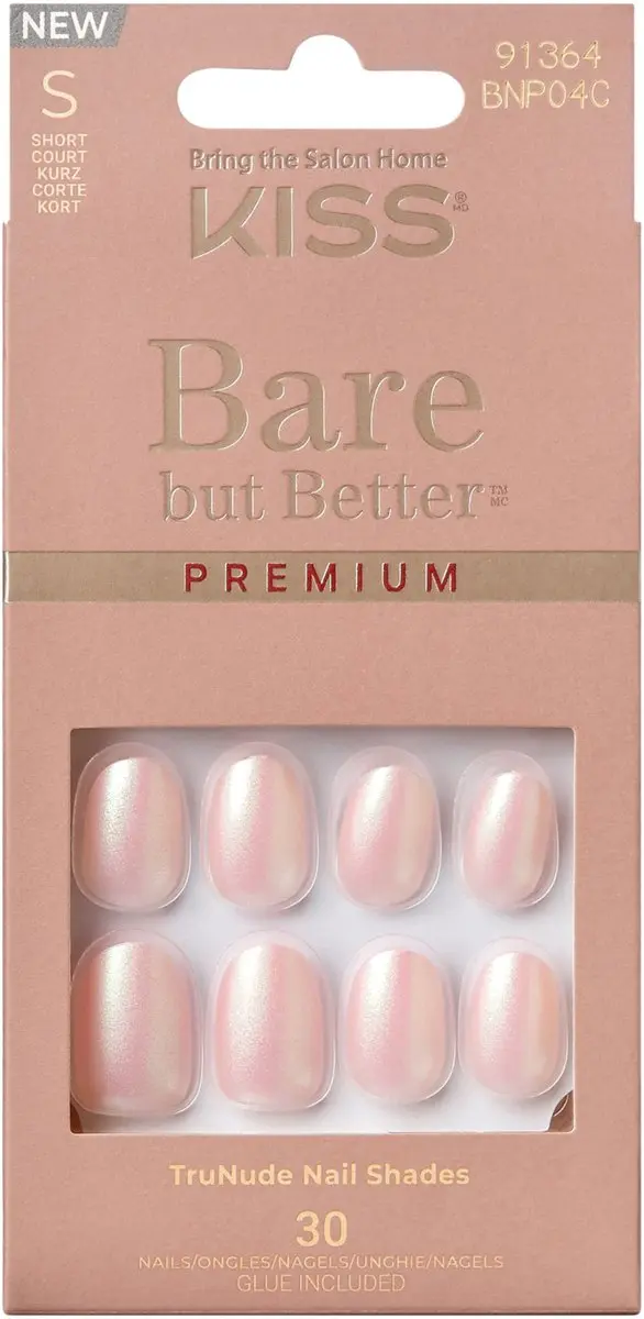 Kiss Bare But Better Kiss S Kunstnagels Roze Nude