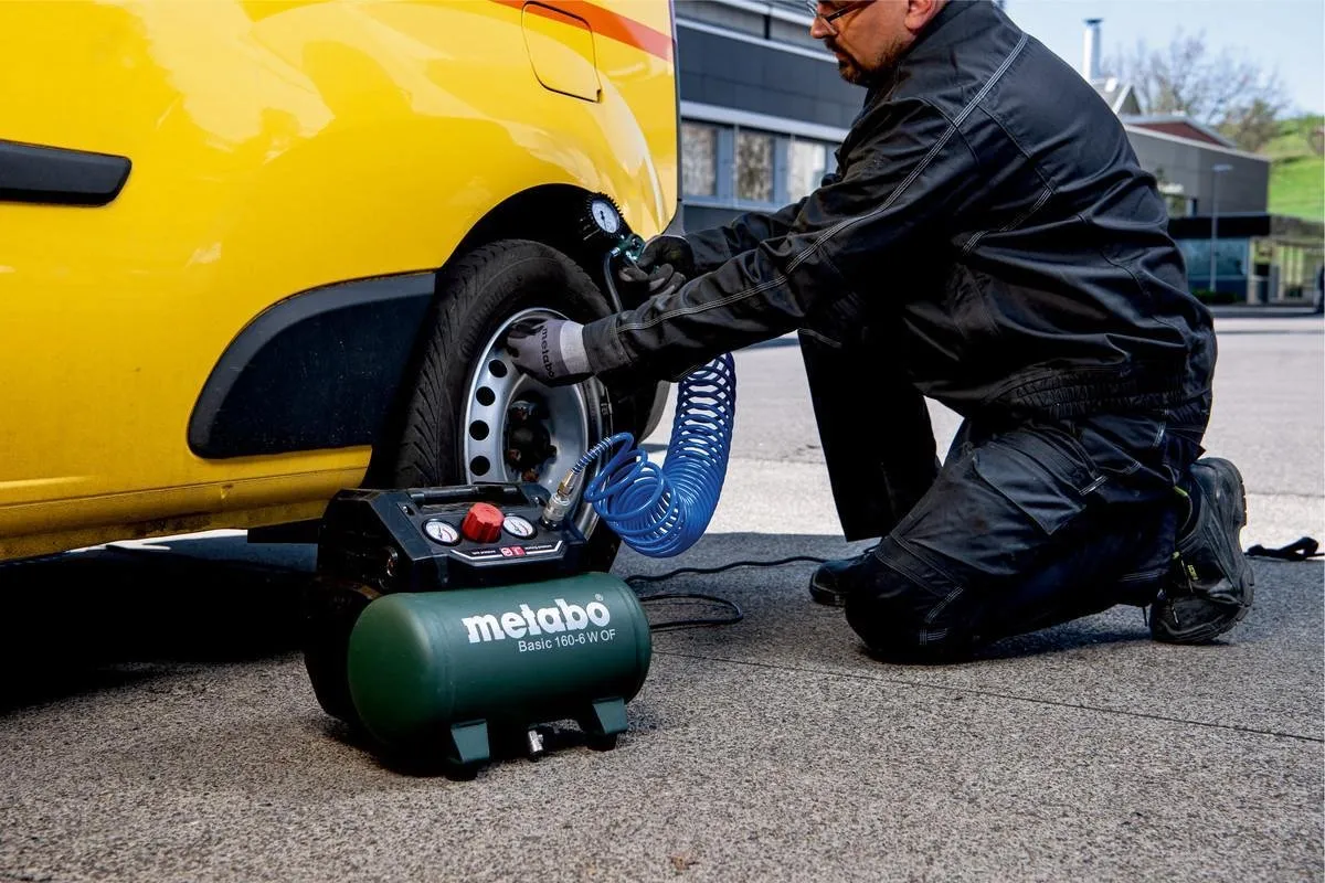 Metabo BASIC 160-6 W OF Compressor 900W - 6L - 160L/min