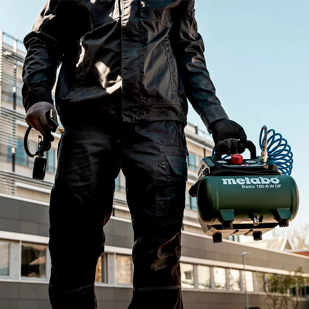Metabo BASIC 160-6 W OF Compressor 900W - 6L - 160L/min - afbeelding 6 van 6