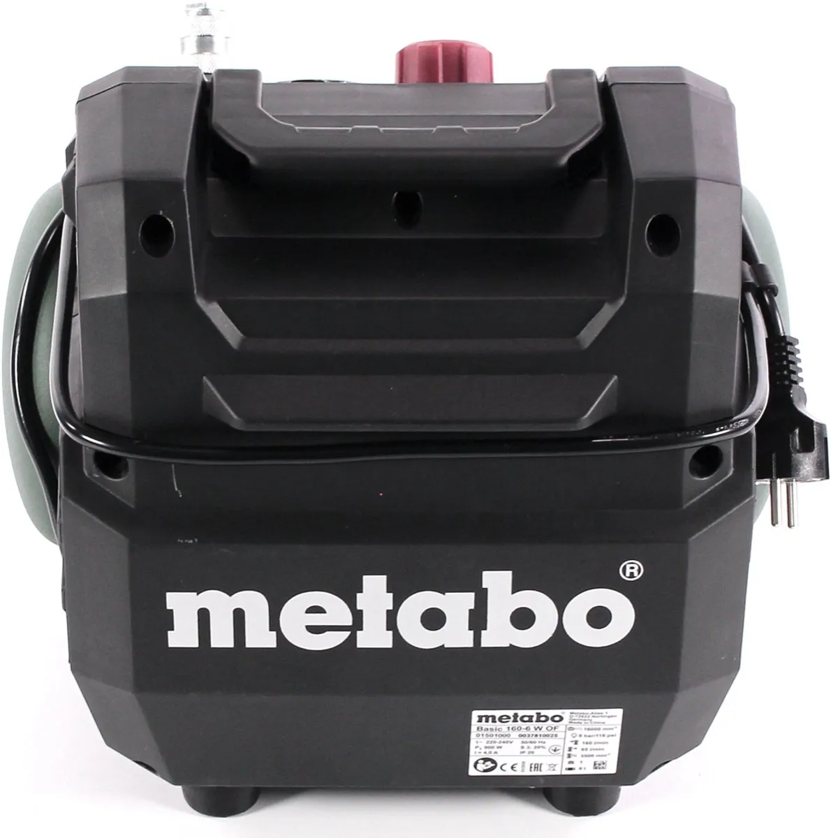 Metabo BASIC 160-6 W OF Compressor 900W - 6L - 160L/min