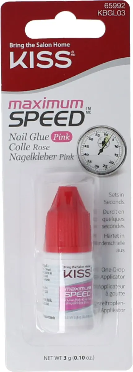 Kiss Sneldrogende Nagellijm 3g