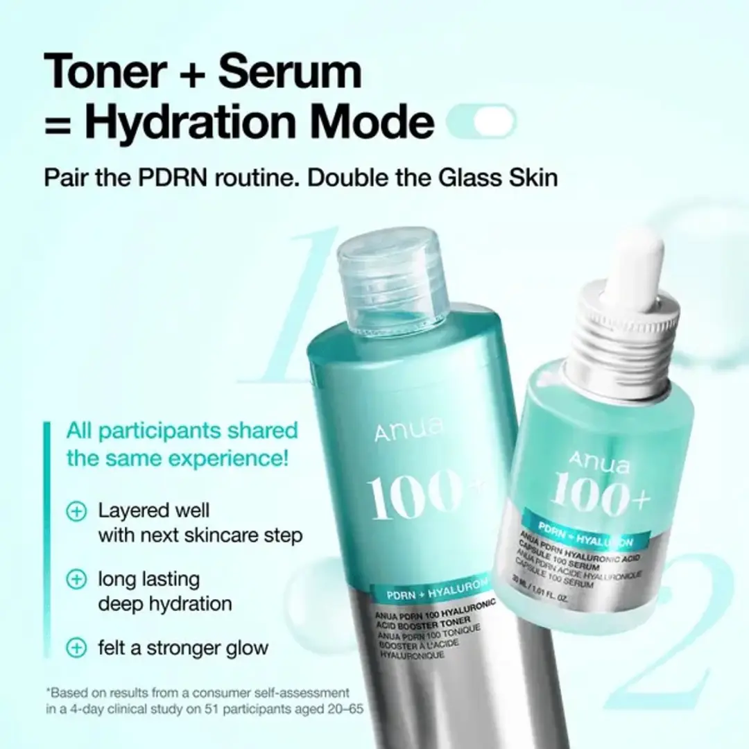 Anua PDRN Hyaluronic Acid Toner & Serum Bundel - 280ml