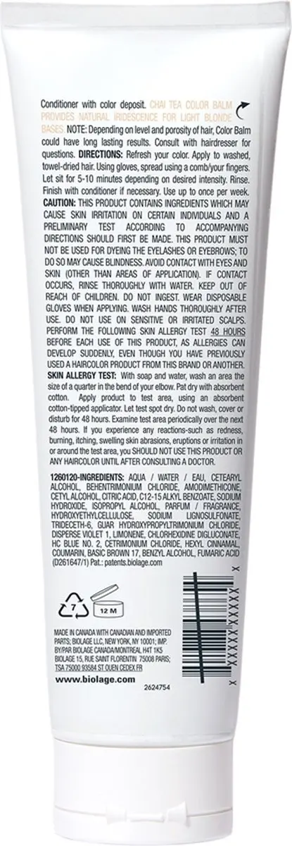 Biolage Color Balm Chai Tea Kleurconditioner 250ml