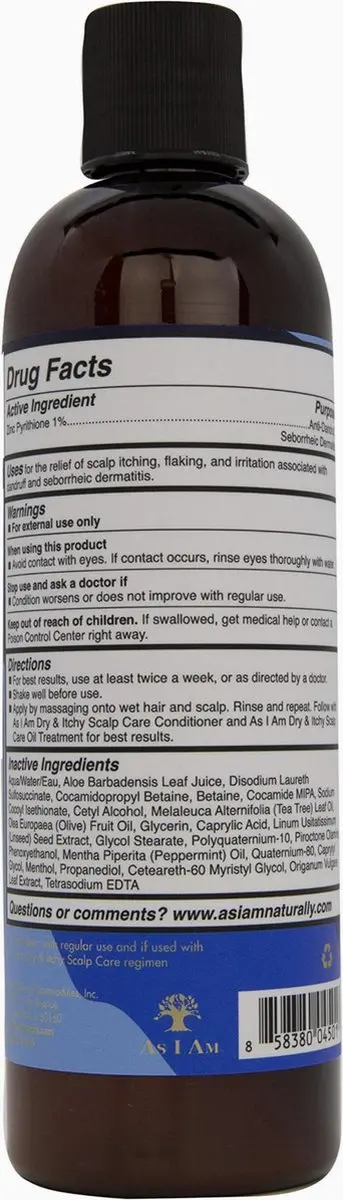 As I Am Dry & Itchy Tea Tree Shampoo 355ml