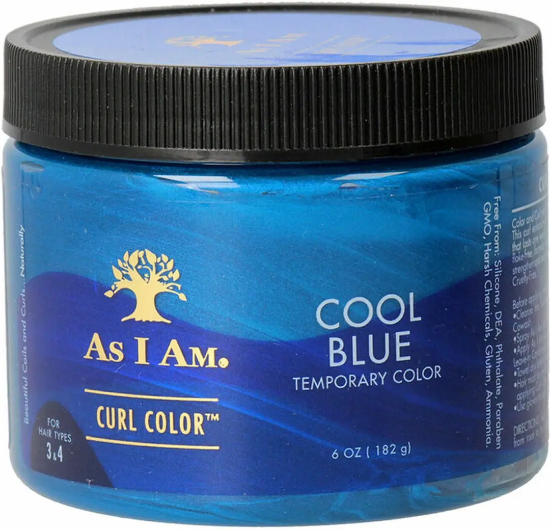 As I Am Curl Color Cool Blue Semi-permanente kleurstof 182ml