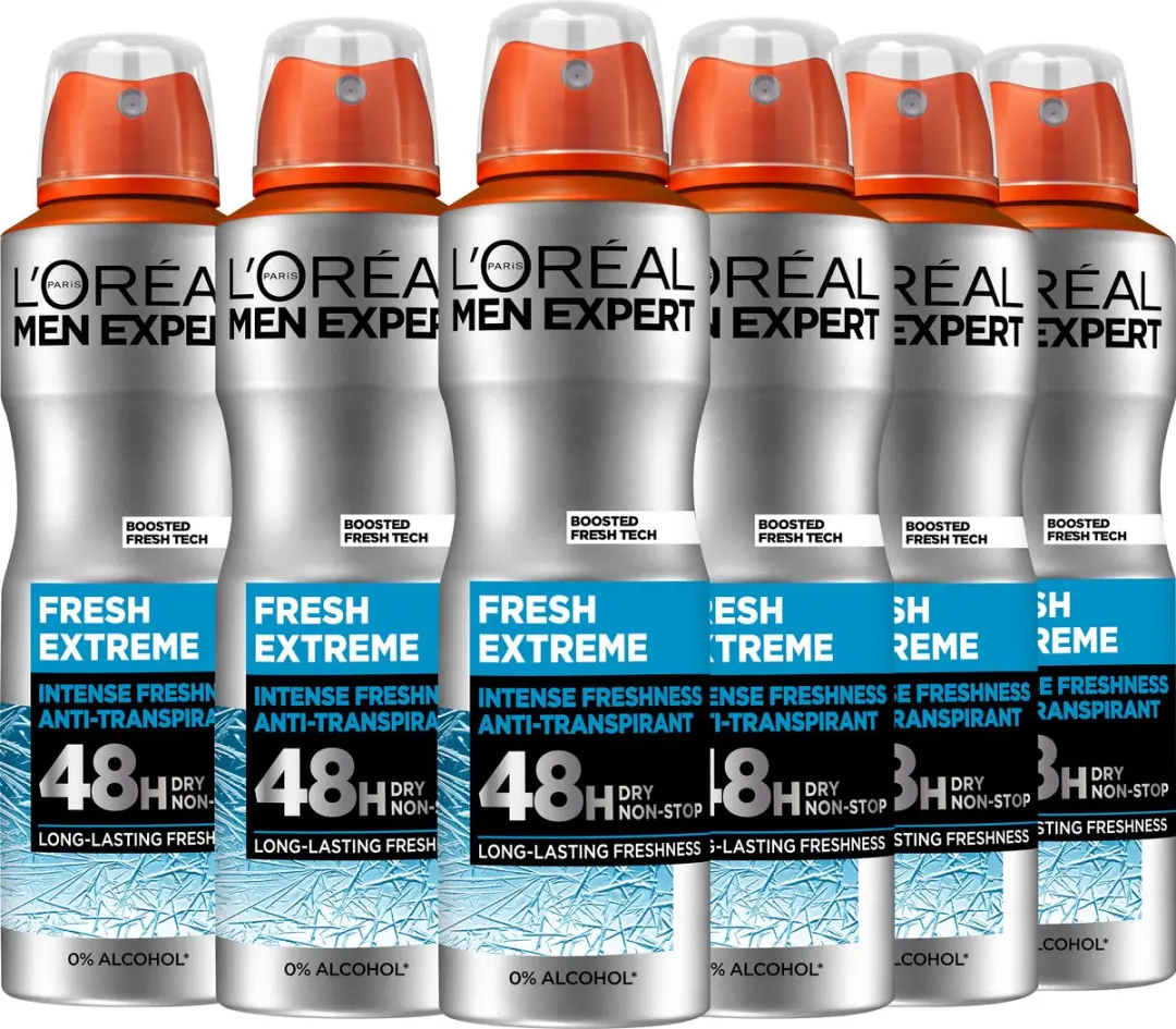 L'Oréal Paris Men Expert Fresh Extreme Deodorant Spray 20 Stuks