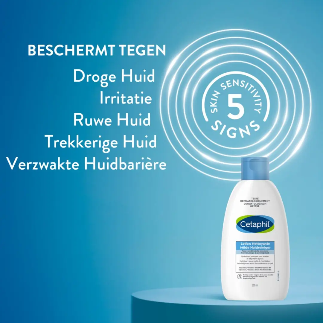 Cetaphil Milde Huidreiniger 200ml - 4 Stuks