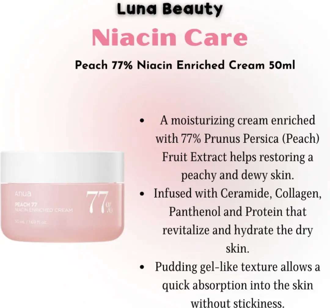 Anua Peach 77 Niacin Cream 50ml