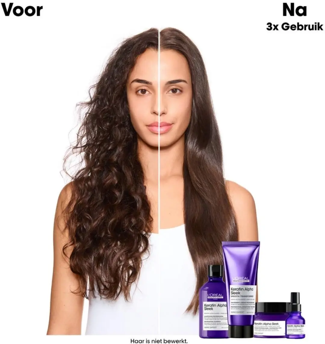 L'Oréal Professionnel Keratin Alpha Sleek Shampoo Navulling 500ml
