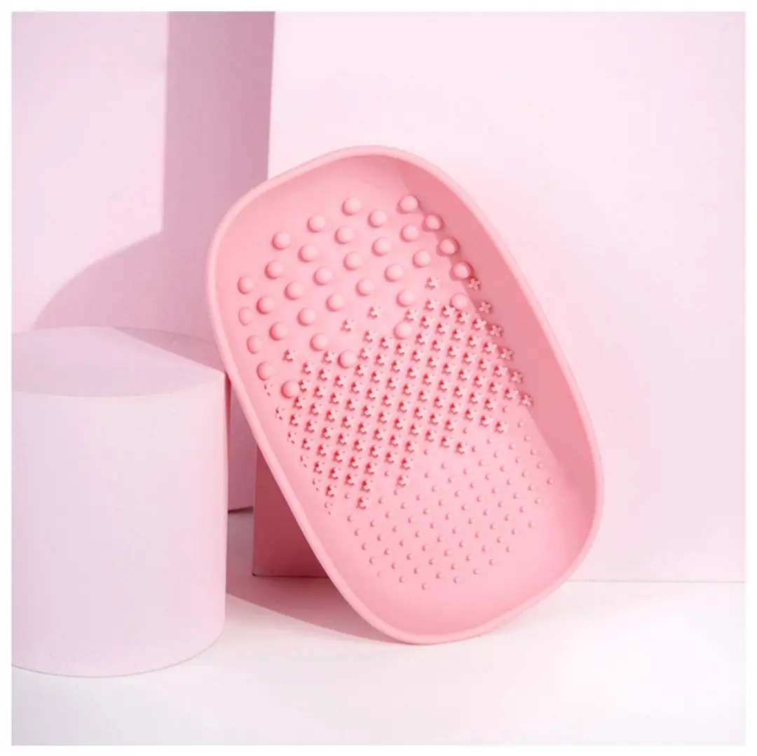 Brushworks Makeup Brush Cleaner Tray - Transparant