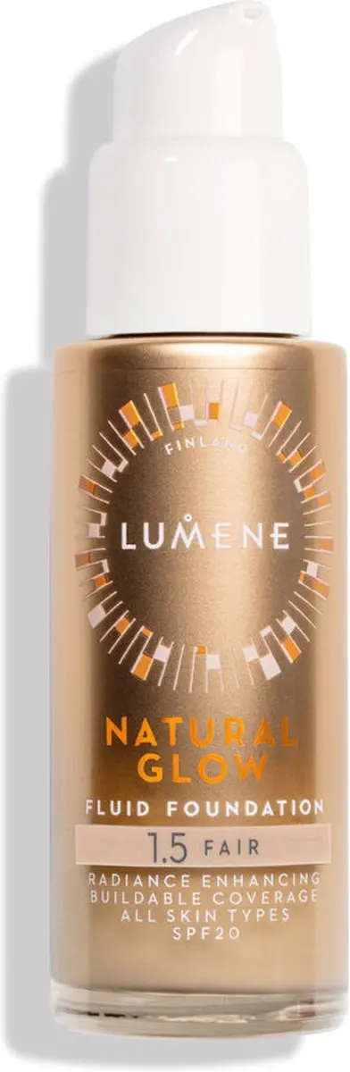 Lumene Natural Glow Fluid Foundation SPF20 30ml - Natural
