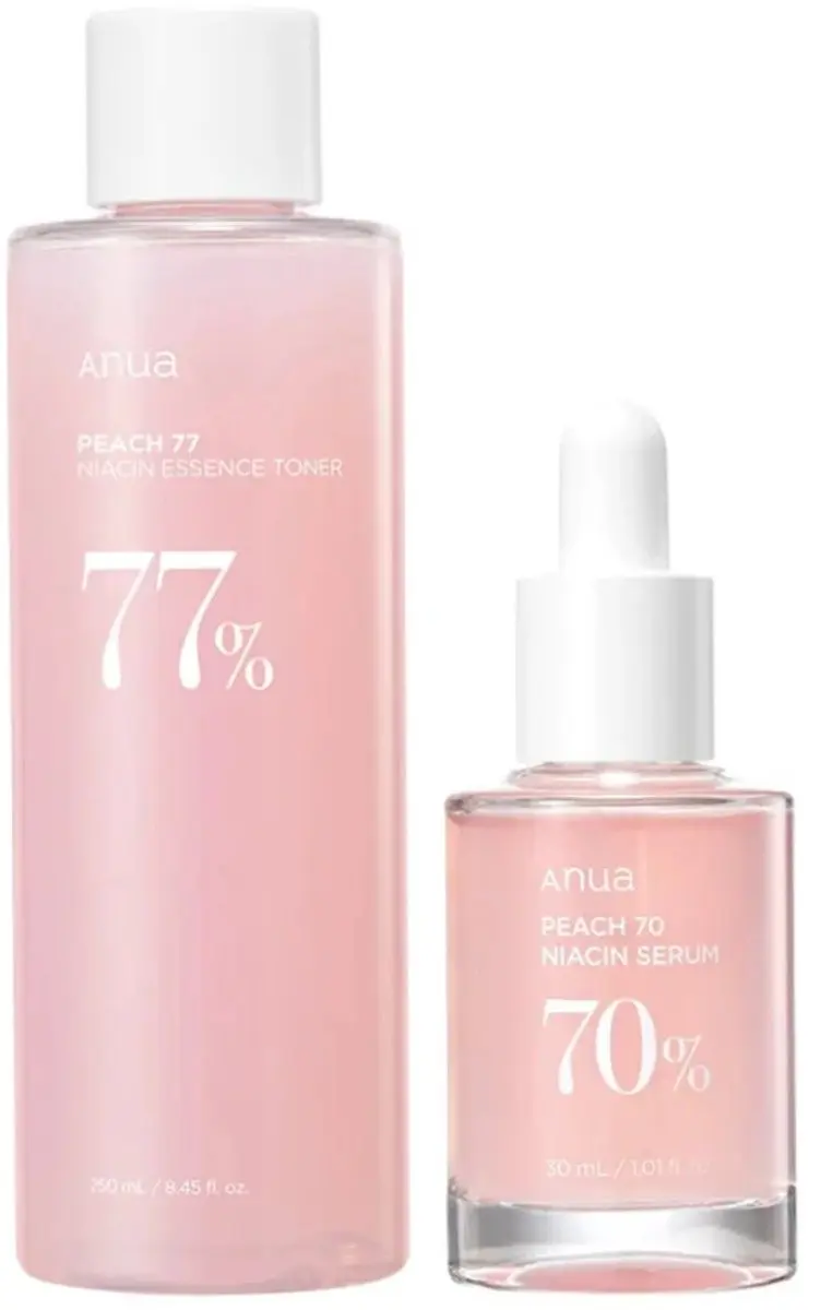 Anua PEACH Combi Essence Toner 250ml & Serum 30ml