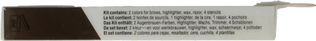 Kiss Beautiful Brow Kit - Veelkleurig
