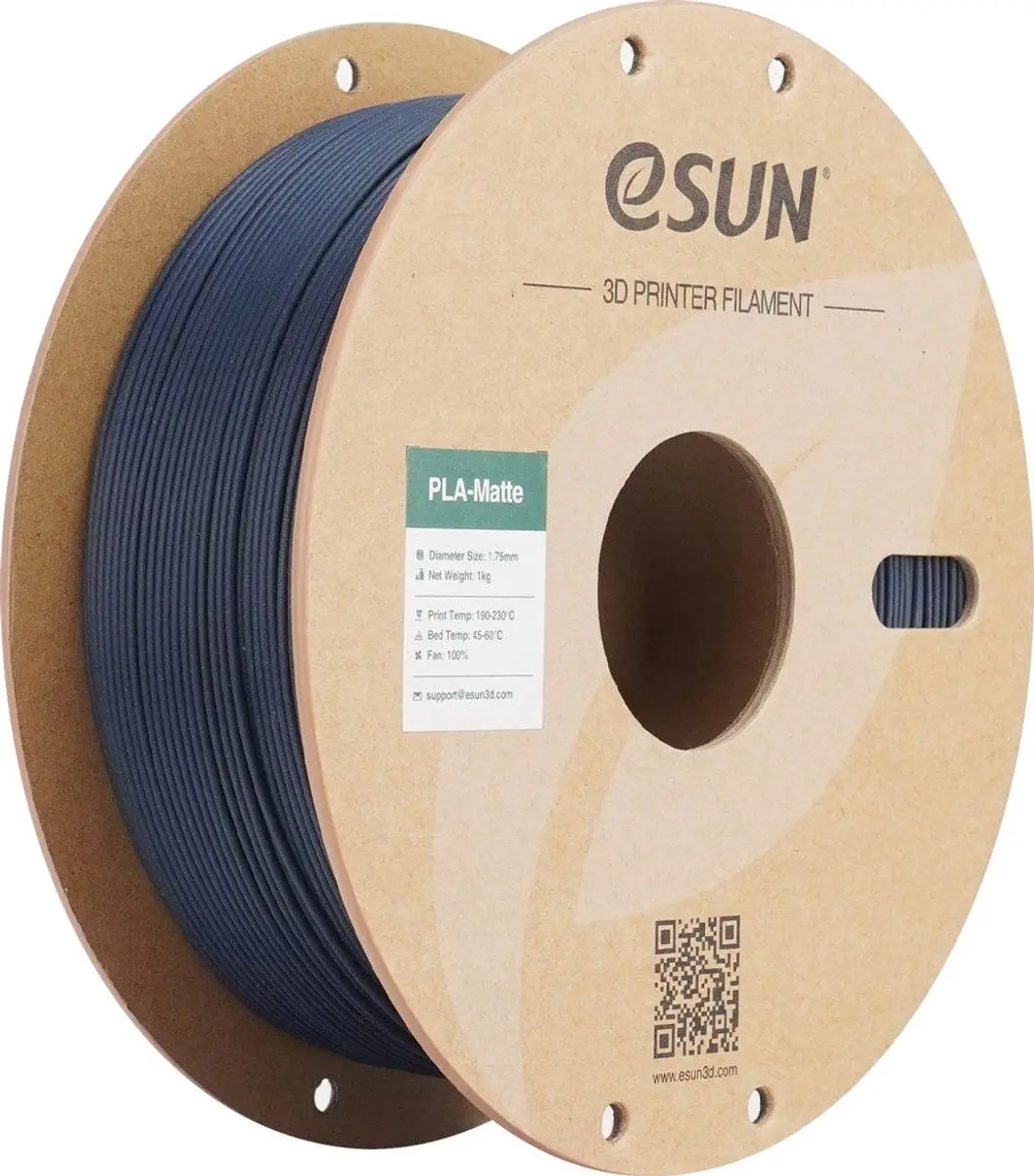 ESUN PLA-Matte Donkerblauw 1.75mm 1kg