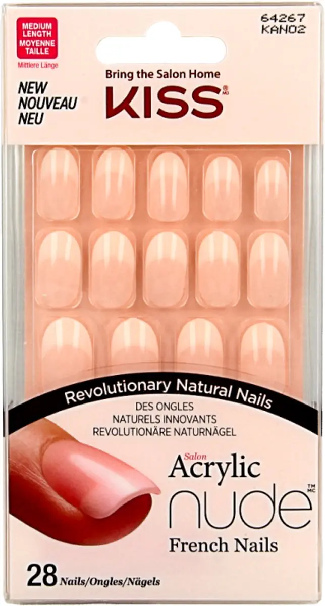 Kiss Graceful Acryl Plaknagels - 28 Stuks