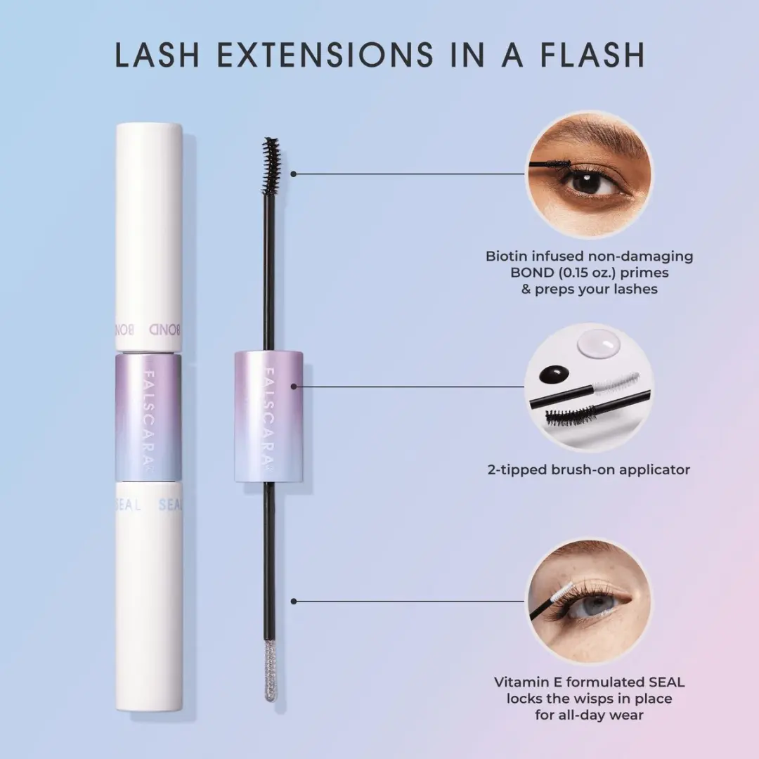 Kiss Wimperextensions Falscara Starters Pakket - 41g - Transparant
