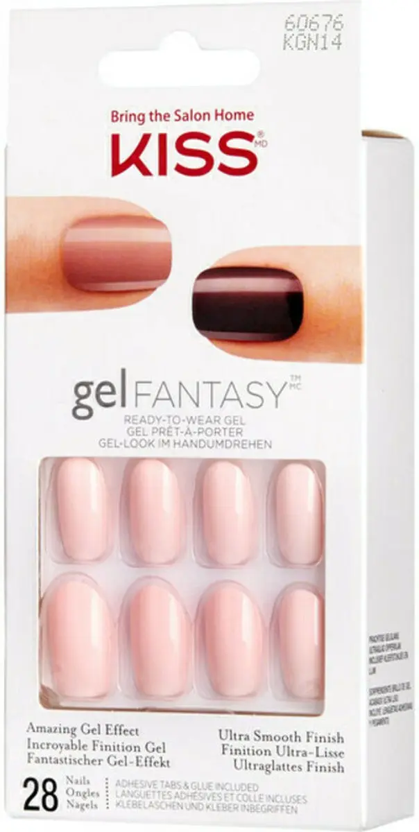 Kiss Gel Fantasy Nails Nepnagels 28 Stuks - Lit Within